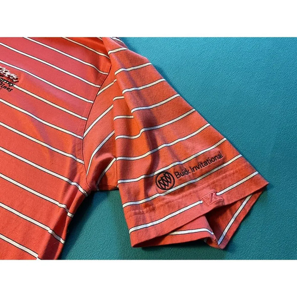 Torrey Pines cutter and buck large polo shirt signature collection salmon - Picture 6 of 9